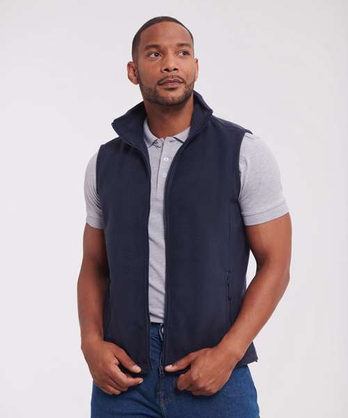 Outdoor fleece gilet