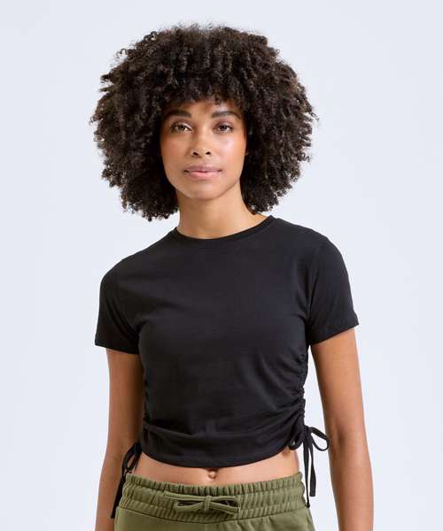 Women’s TriDri® ruched crop top